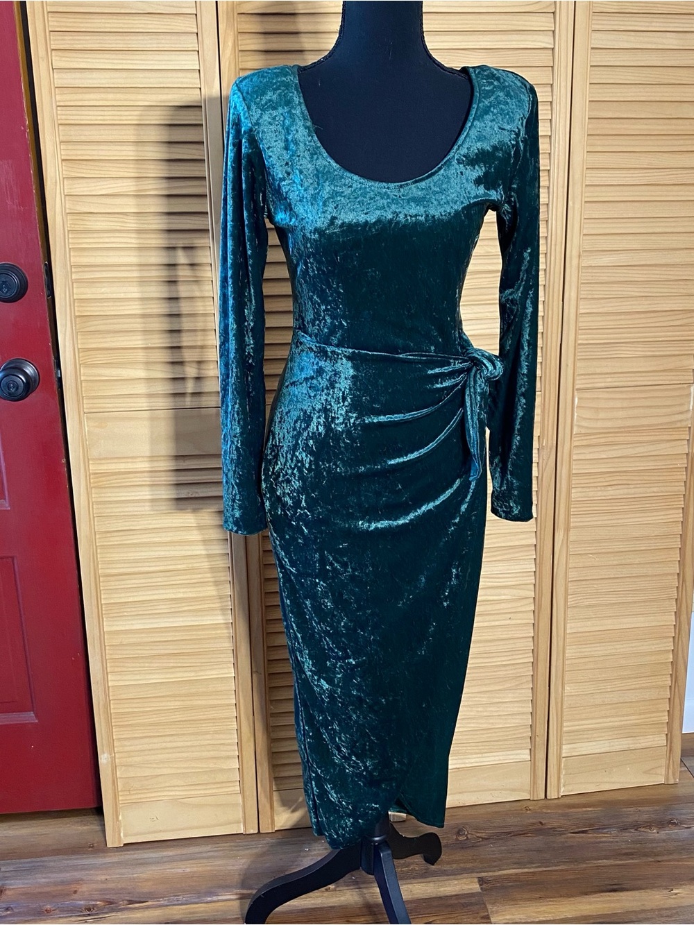 Emerald Sexy Green Velvet Dress Shrek’s Fiona Queen Elinor Halloween costume